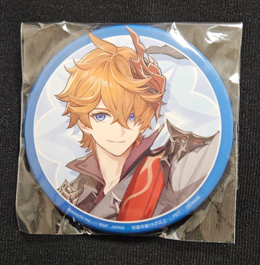 原神 プライズ 缶バッジ タルタリヤ