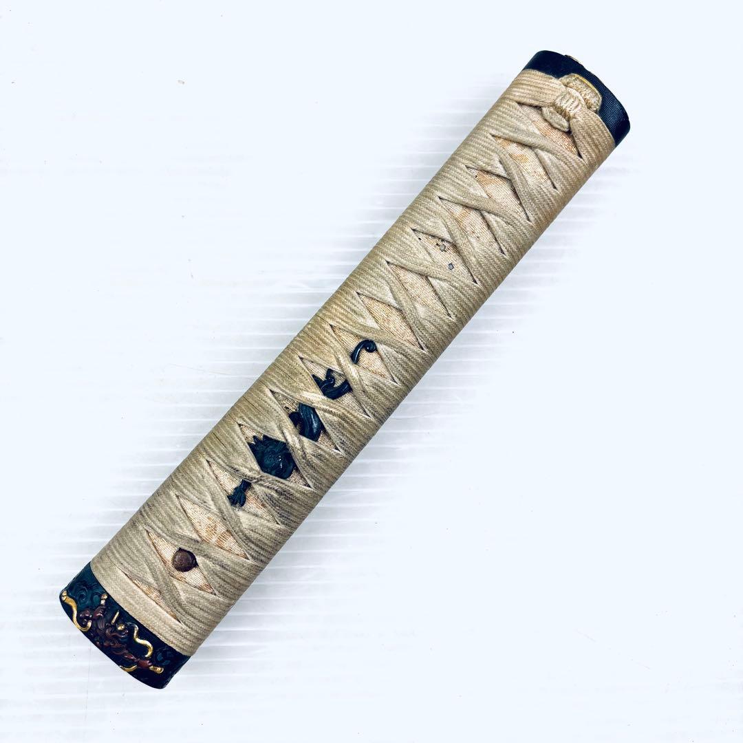 軍刀用　柄　縁頭　 風神　雷神　刀装具 武具 縁　戦時中　日本軍　軍隊　当時物