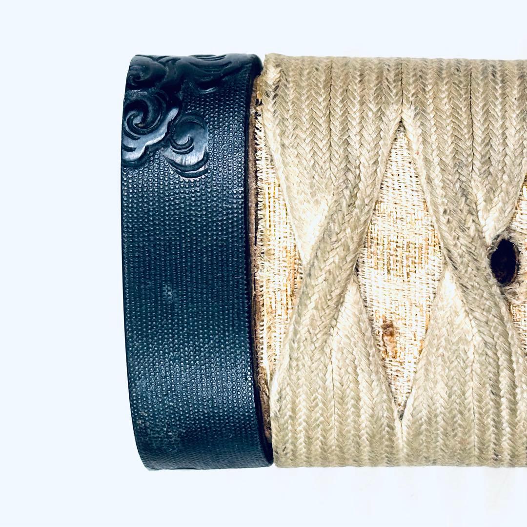 軍刀用　柄　縁頭　 風神　雷神　刀装具 武具 縁　戦時中　日本軍　軍隊　当時物