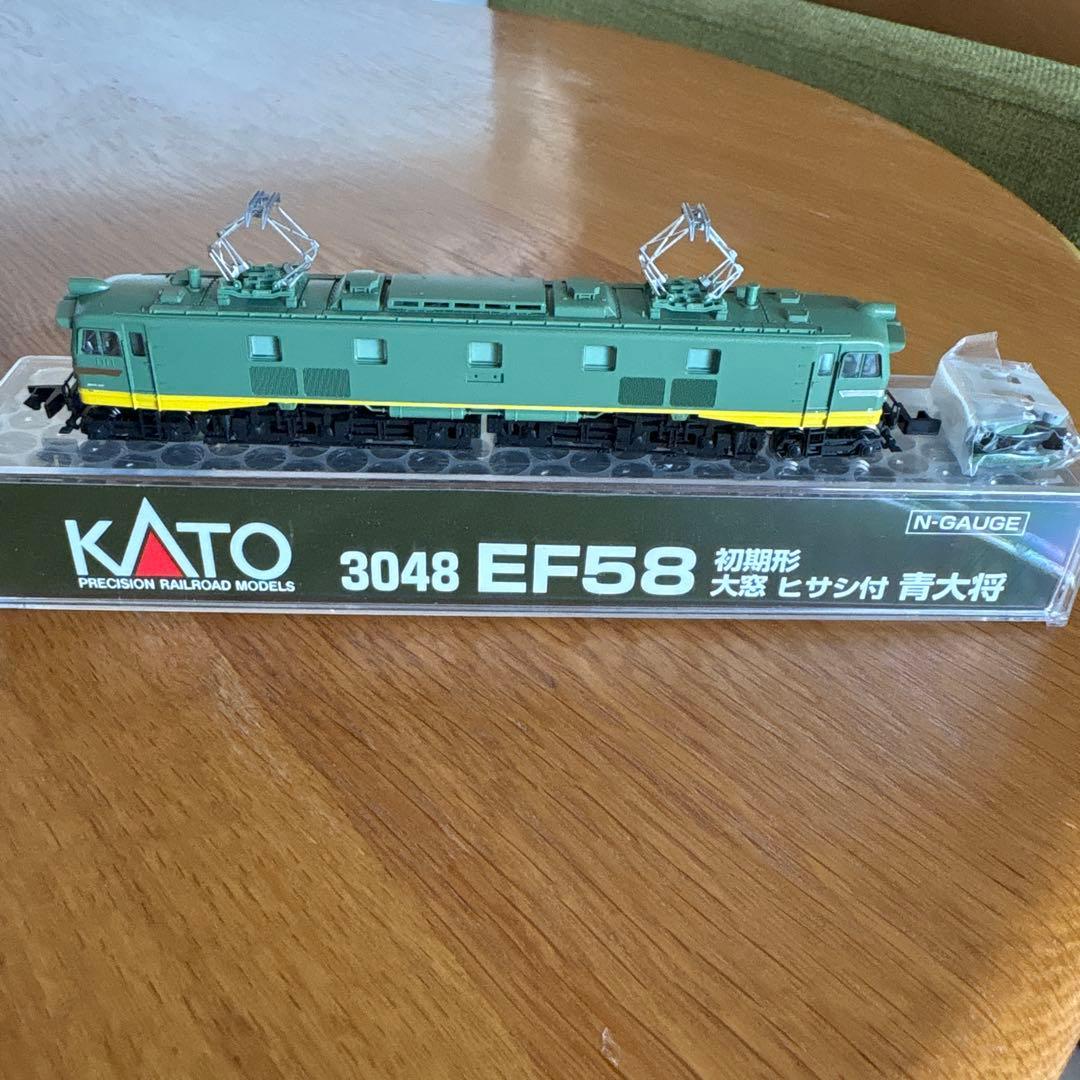 【新同】KATO 3048 EF58 初期型大窓ヒサシ付 青大将⑨最新ロット