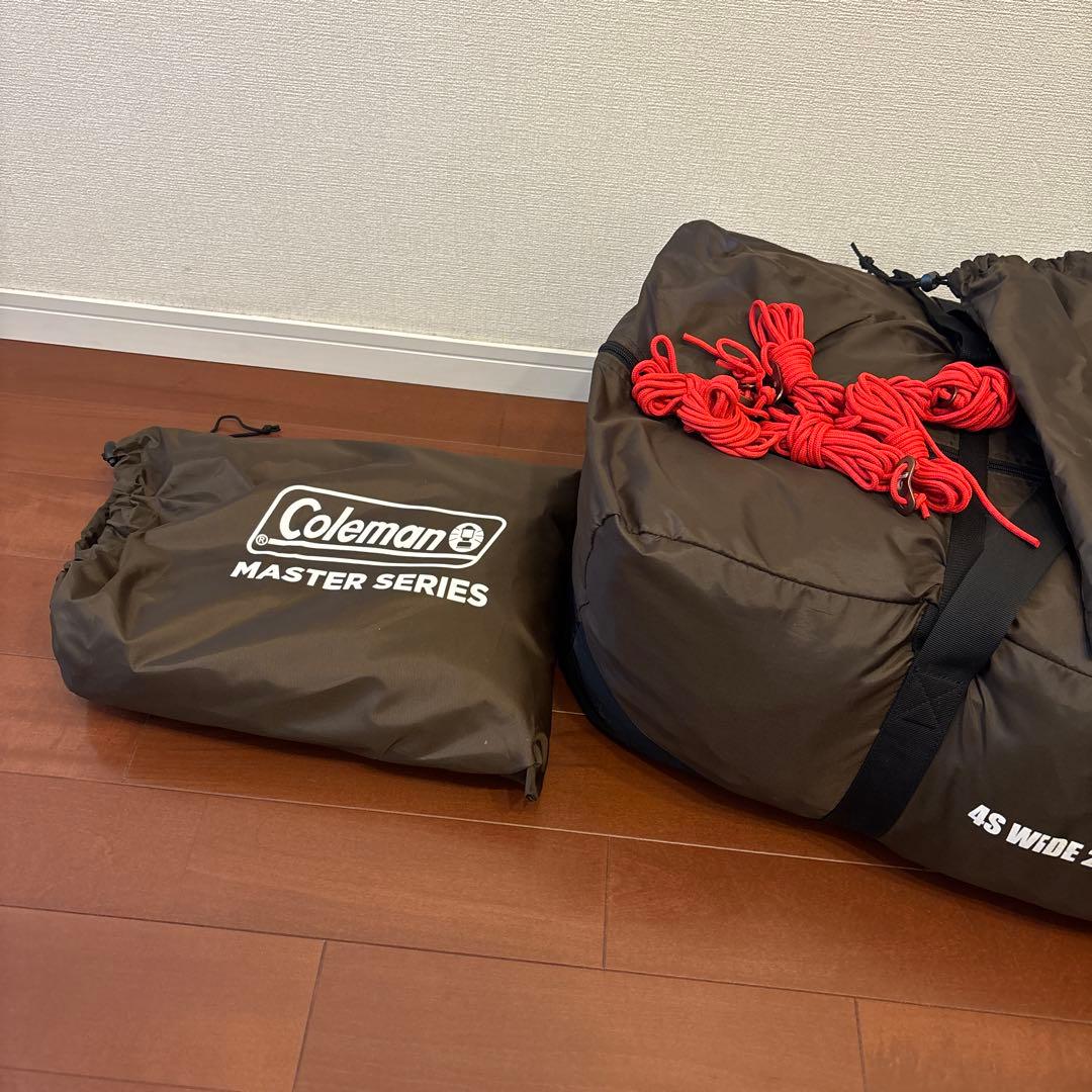 Coleman 4S WIDE 2-ROOM CURVE マット、クリアウォール