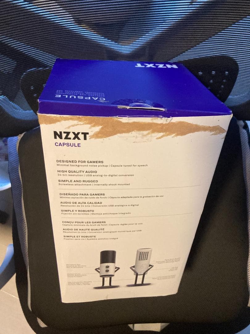 NZXT CAPSULE ホワイト USBマイク AP-WUMIC-W1