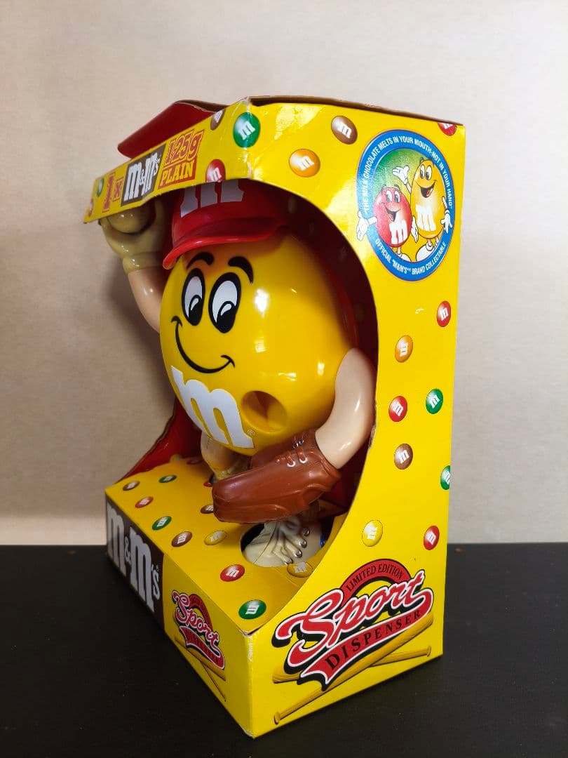 m&m's ディスペンサー ヴィンテージ エムアンドエムズ イエロー