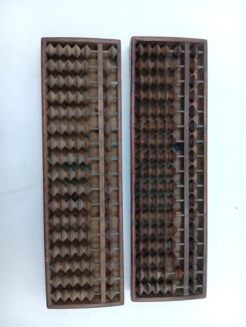 昭和レトロ　そろばん　五つ玉　10個セット　まとめ売り　アンティーク