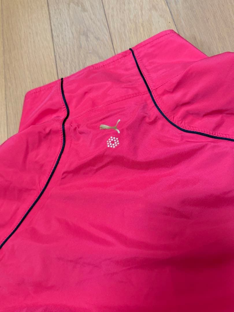 PUMA 赤 ドット柄 レインウェア上下 他 セット