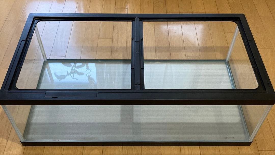 難あり　水槽　ガラス、アクリル　90cm 中古　送料込