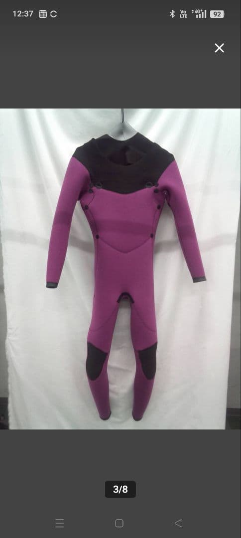 ウェットスーツ セミドライ 5×3mm ML メンズ FELLOW