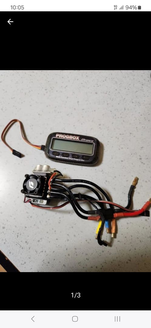 Gフォース　ESC TS120 ブラック　PROGBOX付　ラジドリ　アンプ