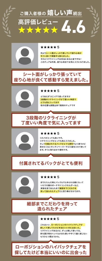 WAQ リクライニングローチェア + チャムス マグカップのセット