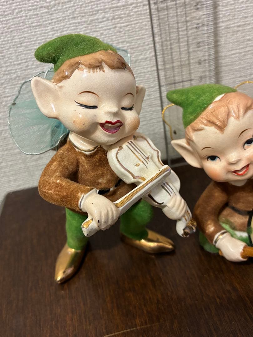 ビンテージ50s 妖精　天使　エルフ　ピクシー　キューピー　ミッドセンチュリー