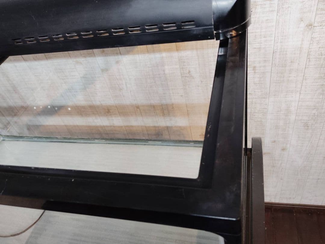 直接引取り限定 兵庫県加東市　90cmガラス水槽 照明 水槽台 セット 中古