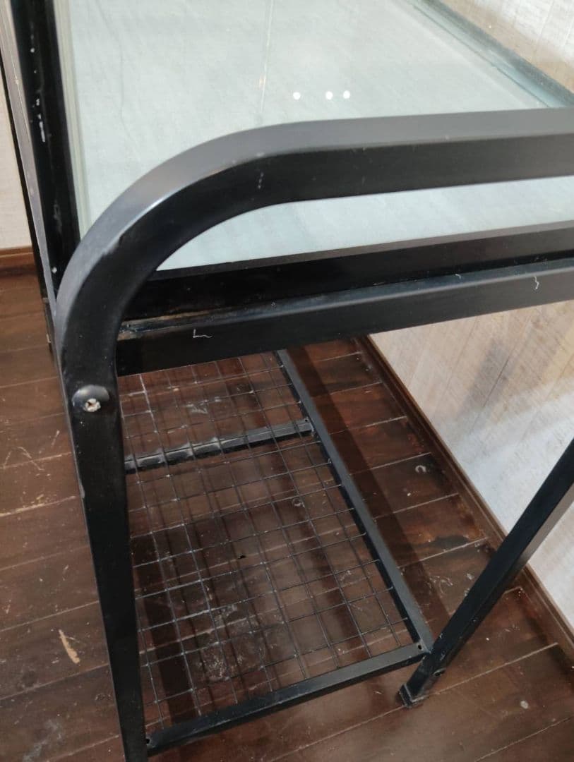 直接引取り限定 兵庫県加東市　90cmガラス水槽 照明 水槽台 セット 中古