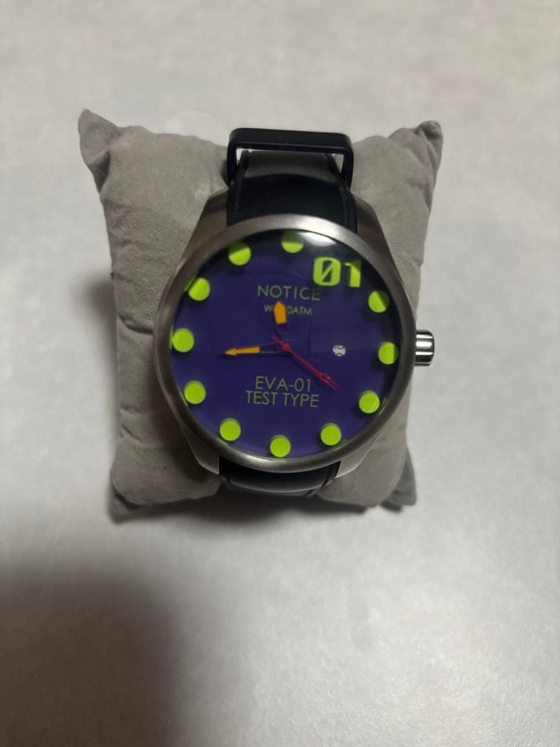 NOTICE EVA-01 TEST TYPE 時計
