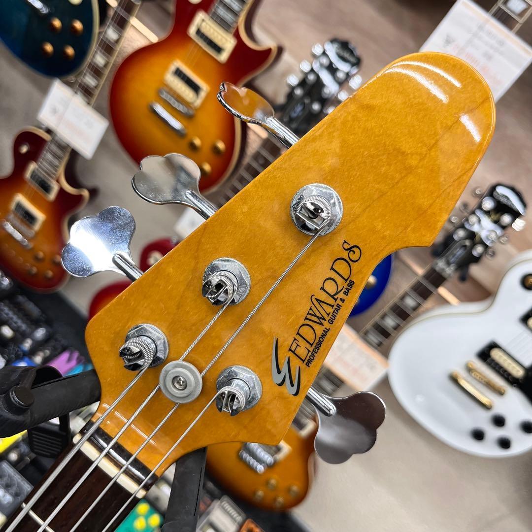 【10198】 Edwards E-JB ジャガーベース サンバースト