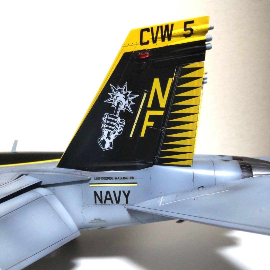 戦闘機プラモデル完成品1/48F-18スーパーホーネット