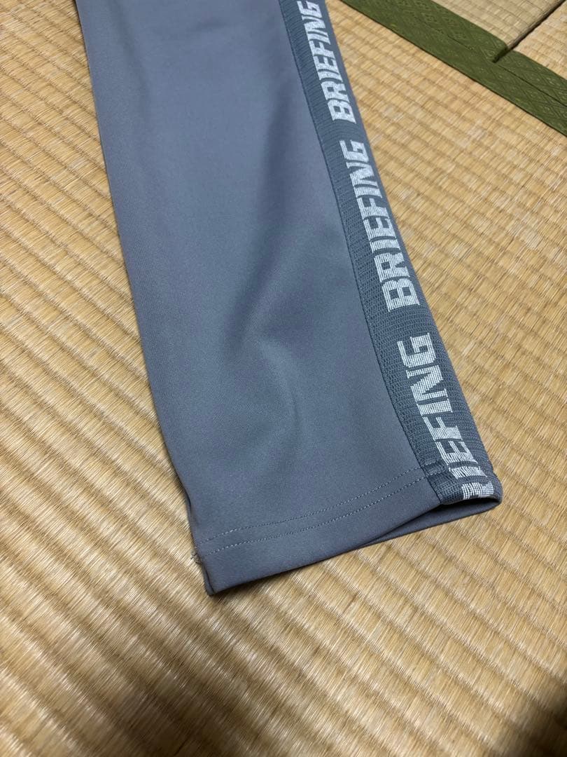 ブリーフィング　スウェット グレー ラインロゴ　L セットアップ