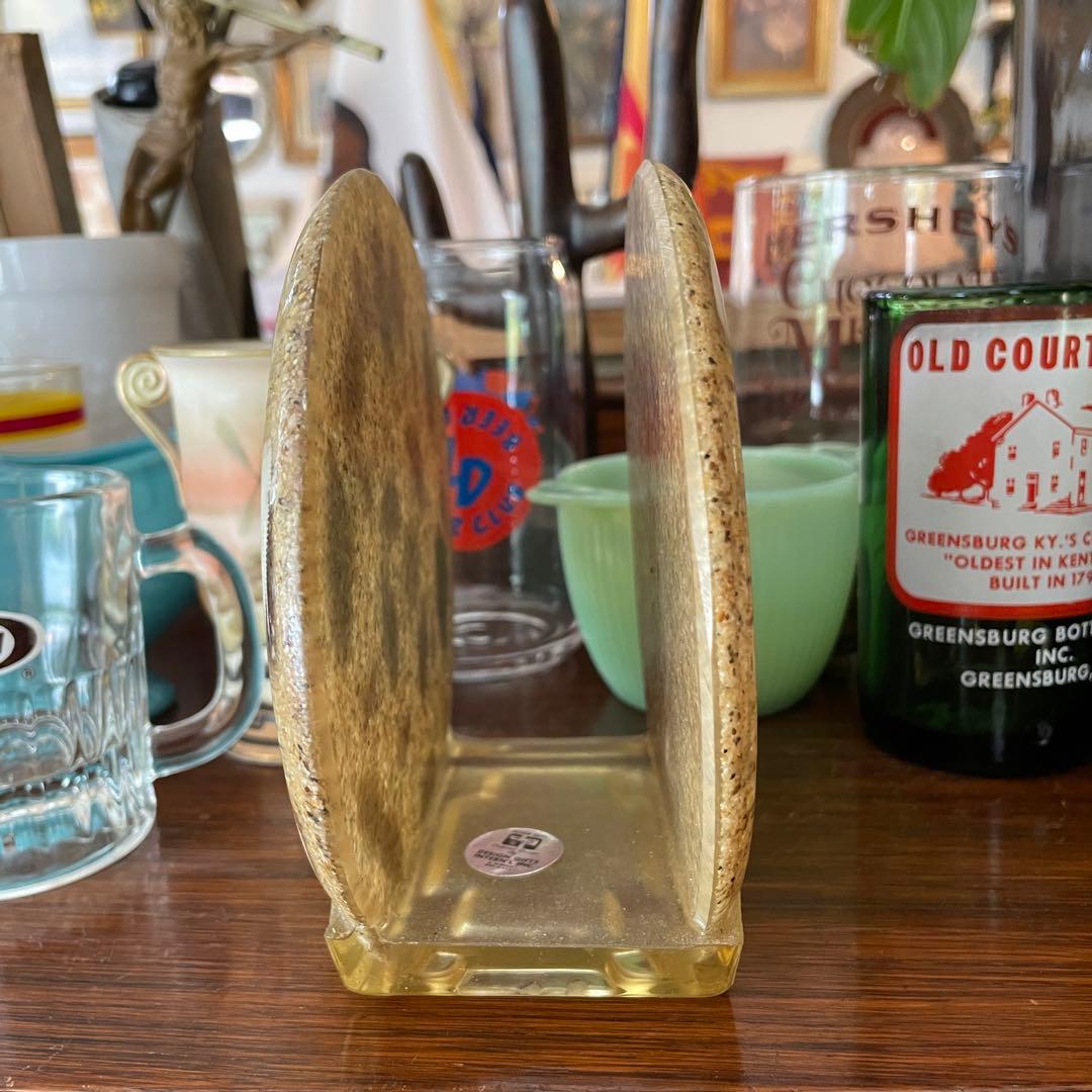 希少品！60s〜70sアメリカアンティーク　貝殻レターホルダUSA製ヴィンテージ