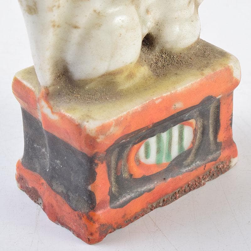 陶器製　色絵金彩　お稲荷さん　狐　3点まとめて　C　R9213