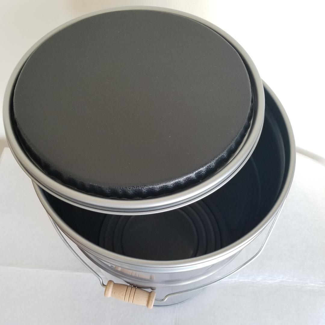 ペール缶・スツールクッション付・２５ℓ 【Ｌ】SIZE　2個セット