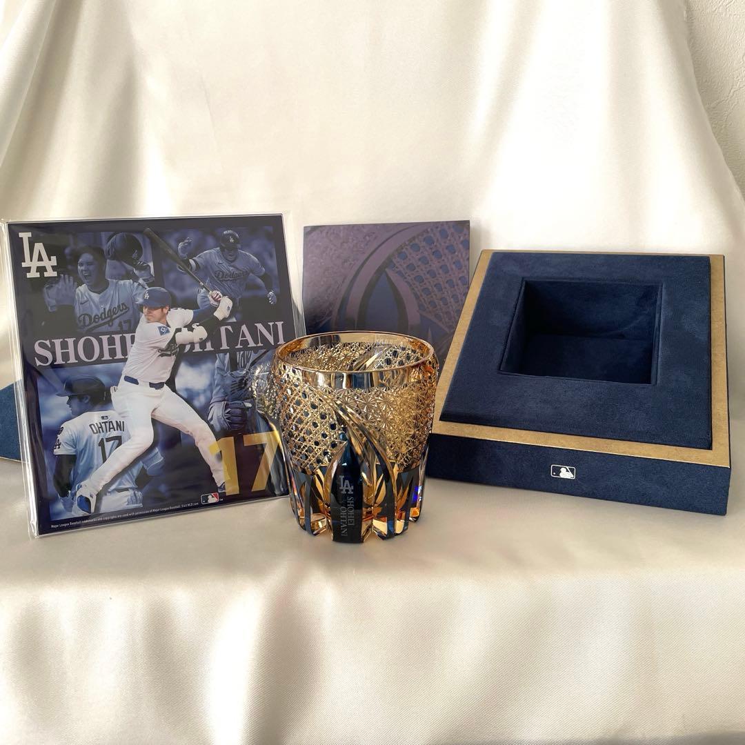 【希少】大谷翔平×江戸切子 ロックグラス 300個限定生産 新品未使用