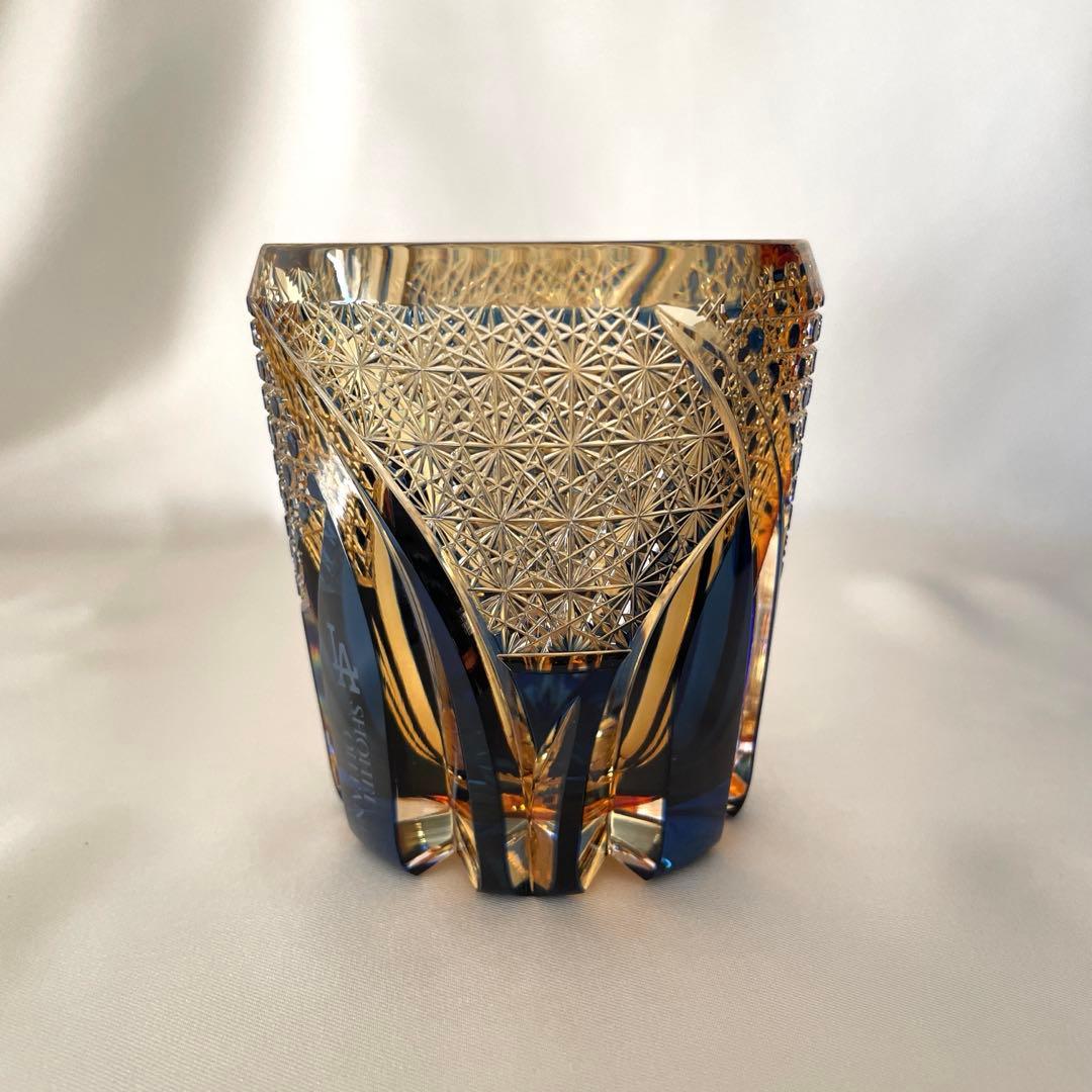 【希少】大谷翔平×江戸切子 ロックグラス 300個限定生産 新品未使用