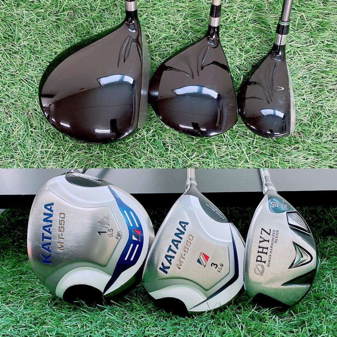カタナ 初心者 メンズ ゴルフクラブ フルセット 11本 N2487