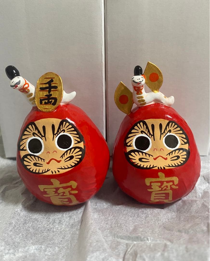 ヤチコダルマ 干支だるま 巳年 ヘビ