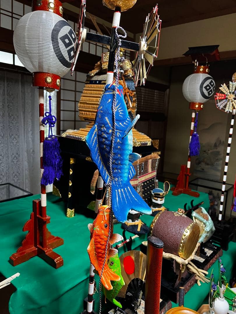 五月人形　大将人形　兜　子供の日　鯉のぼり