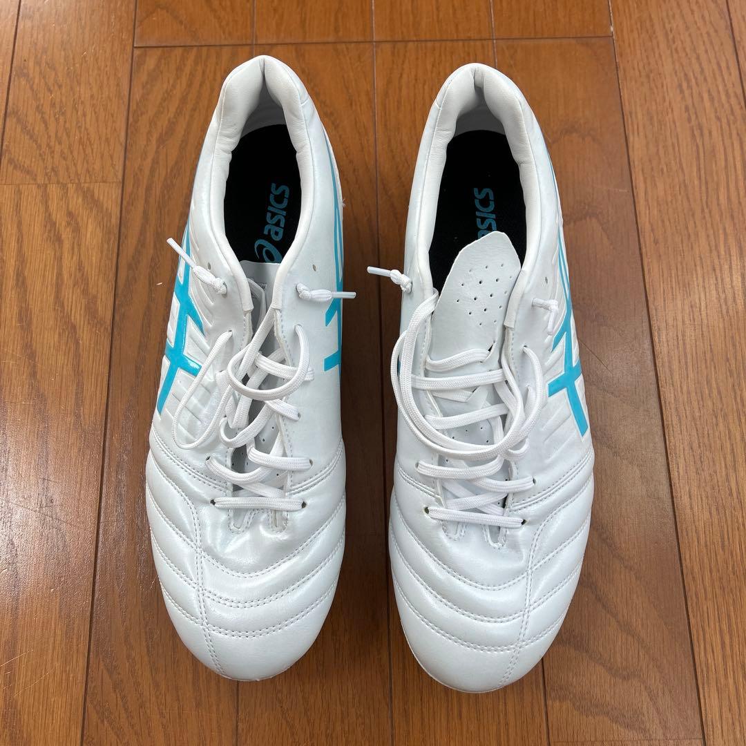 ASICS DS LIGHT ホワイト/ライトブルー スパイクシューズ