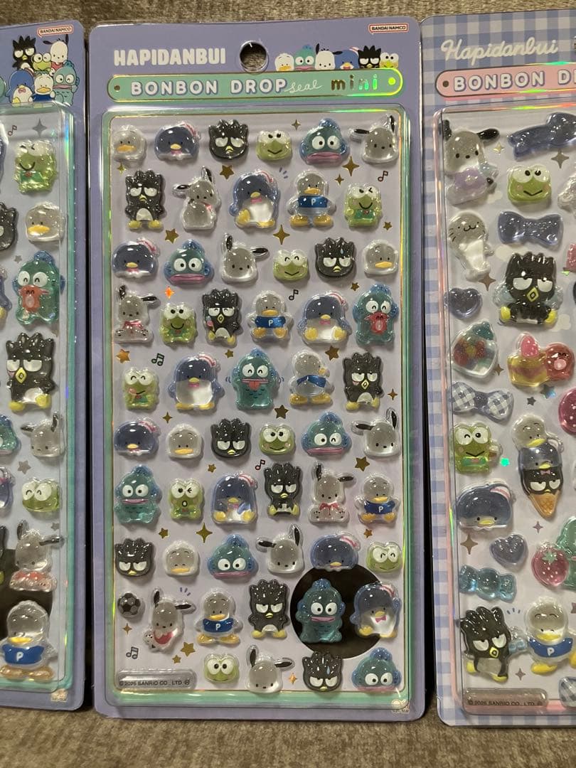 【正規品】はぴだんぶいボンボンドロップシール　第一弾第二弾ミニ