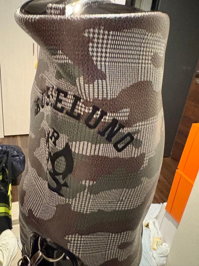 最終値下げRUSSELUNO 迷彩キャディバッグ