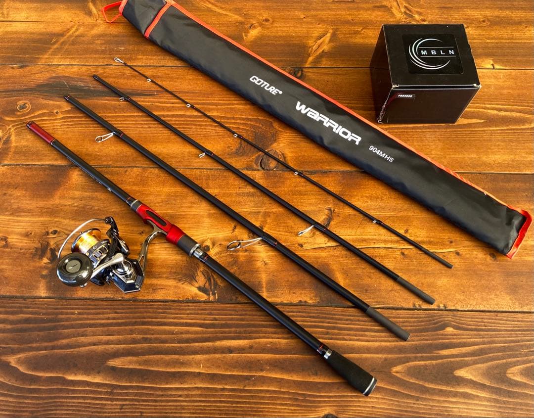 ショアジギングセット　9ft 青物　パックロッド　サーフ　ライトショアジギング