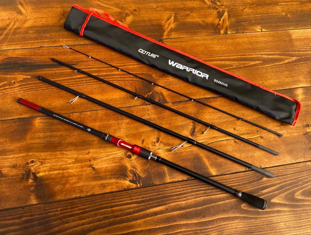 ショアジギングセット　9ft 青物　パックロッド　サーフ　ライトショアジギング