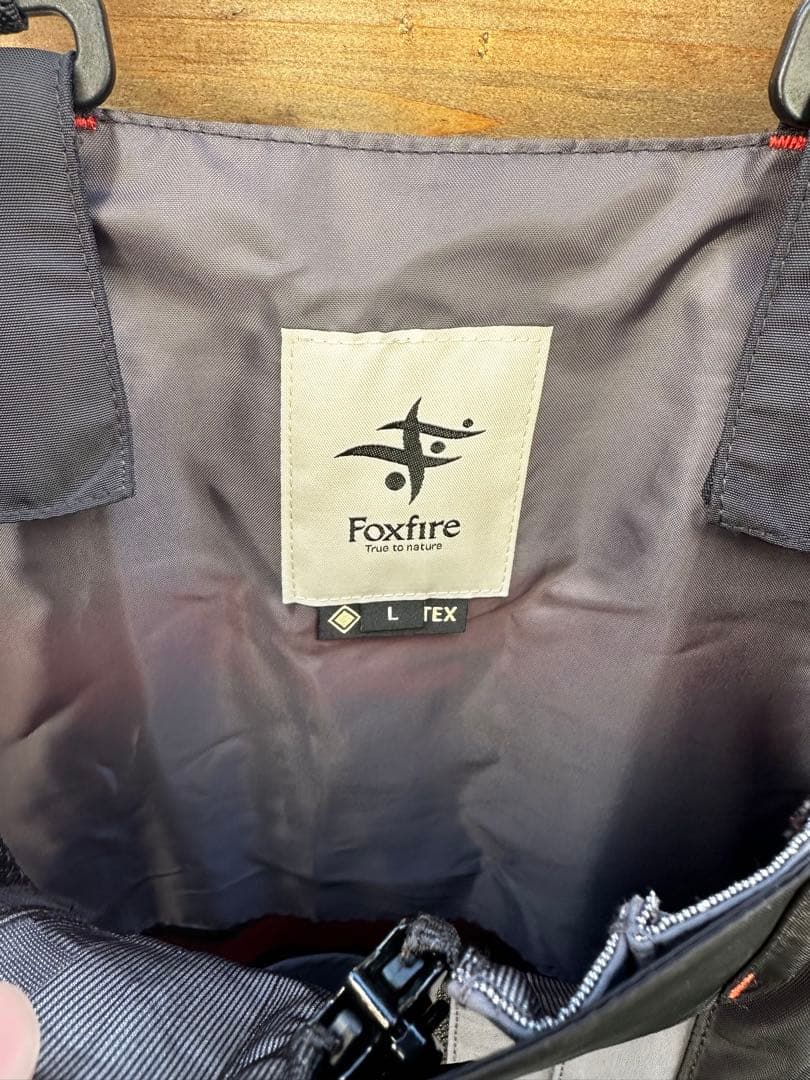 Foxfire フィッシングスーツ XL グレー/ブラック 上下セット