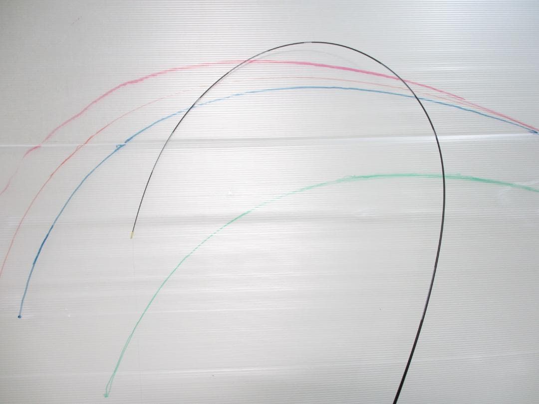 がまかつ Re穂先対応品 タイプF 1～1.75号 カーボン穂先 (0207-2