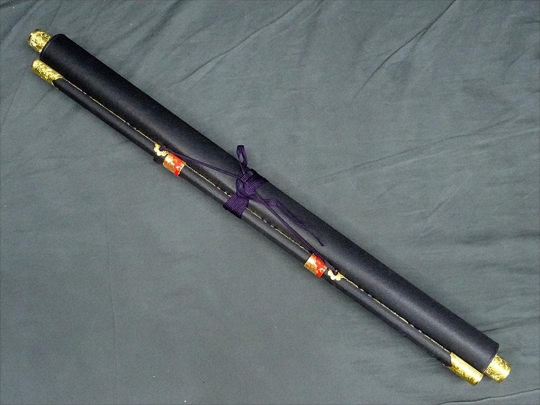 掛軸 霊秀『四国八十八ヶ所巡礼満願御朱印』絹本 無地箱付 掛け軸 a071716