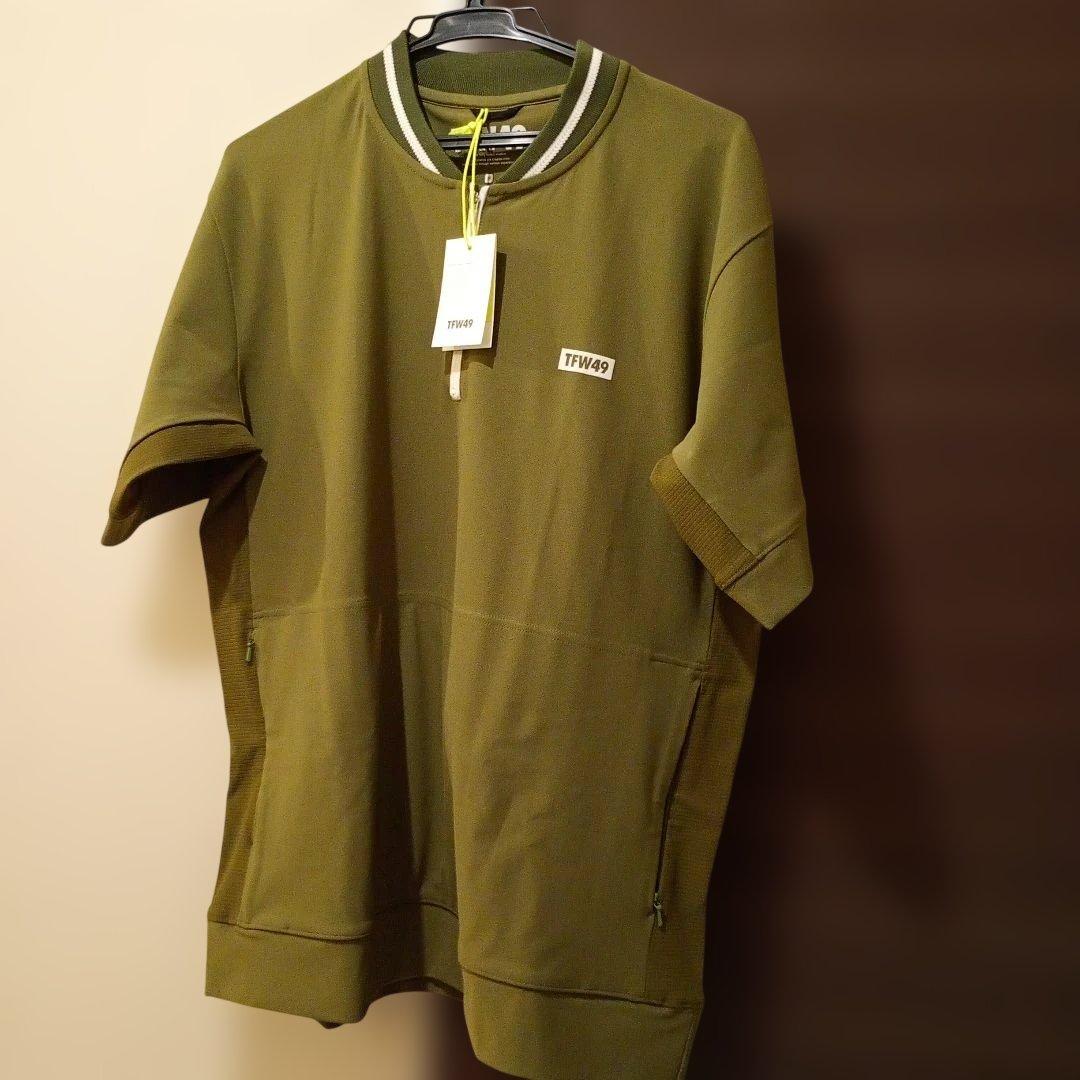 未使用！TFW49 ゴルフカーキ 半袖シャツサイズM