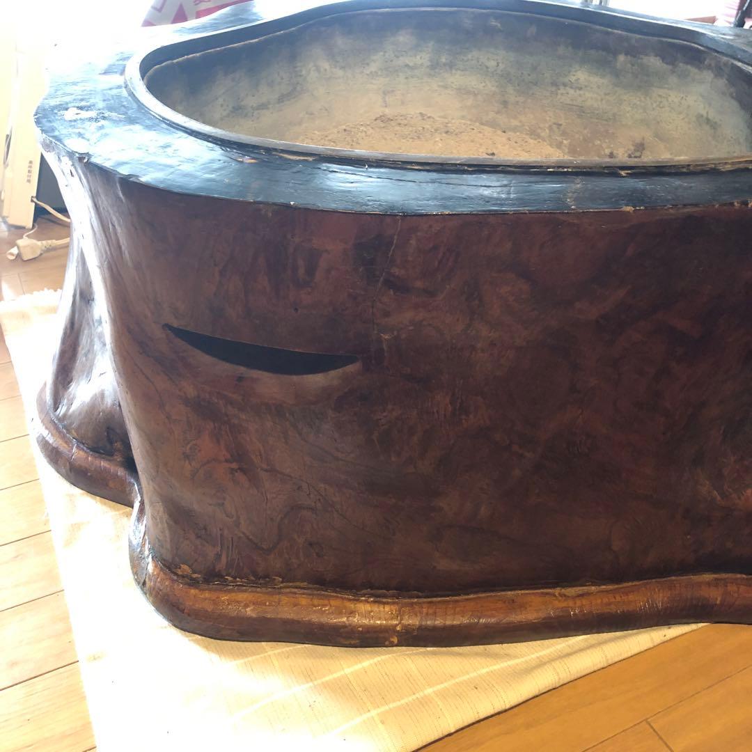 火鉢　欅　ケヤキ　骨董　アンティーク　レトロ　古道具