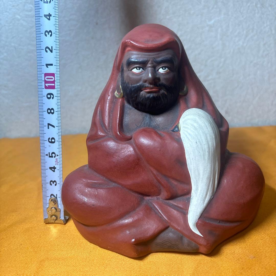 陶芸 置物 春画人形 達磨・だるま 美人裏絵置物風俗艶人形