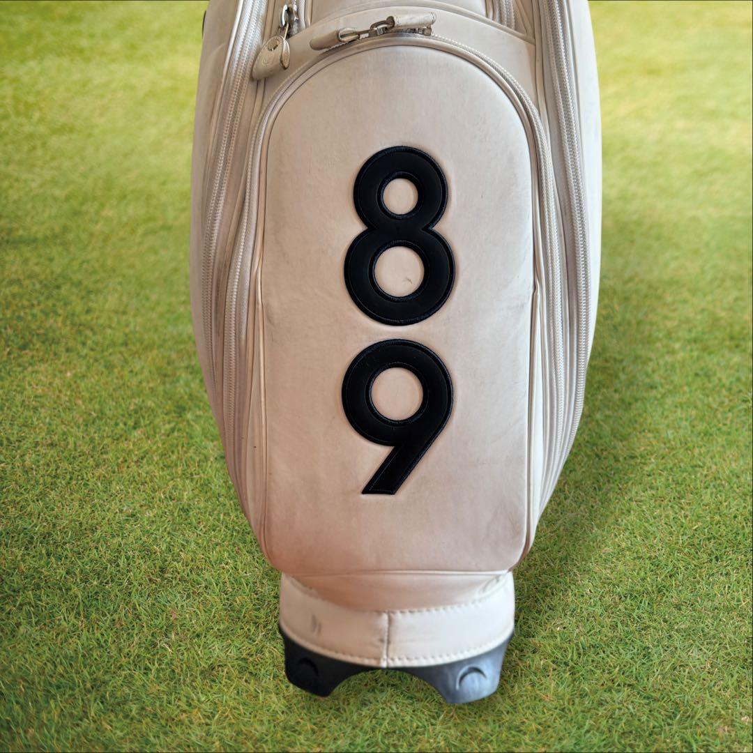 現行モデル　パーリーゲイツ　キャディバッグ　9.5型　白　ホワイト　正規品