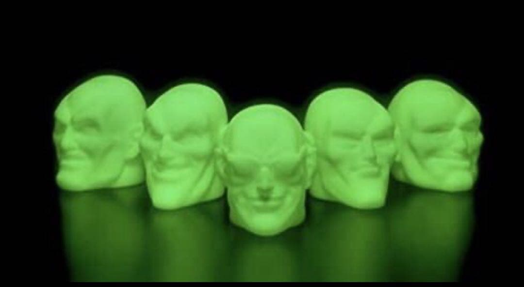 【限定】CCP キン肉マン 邪悪五大神 蓄光ver. ・ 昭和な貯金箱 蓄光