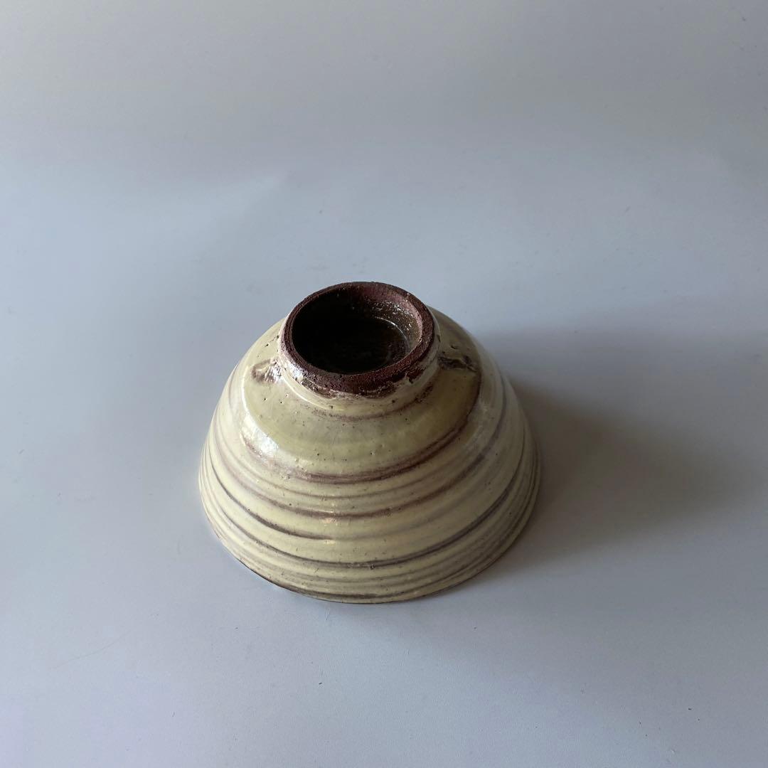 舩木道忠 刷毛目茶碗 共箱付