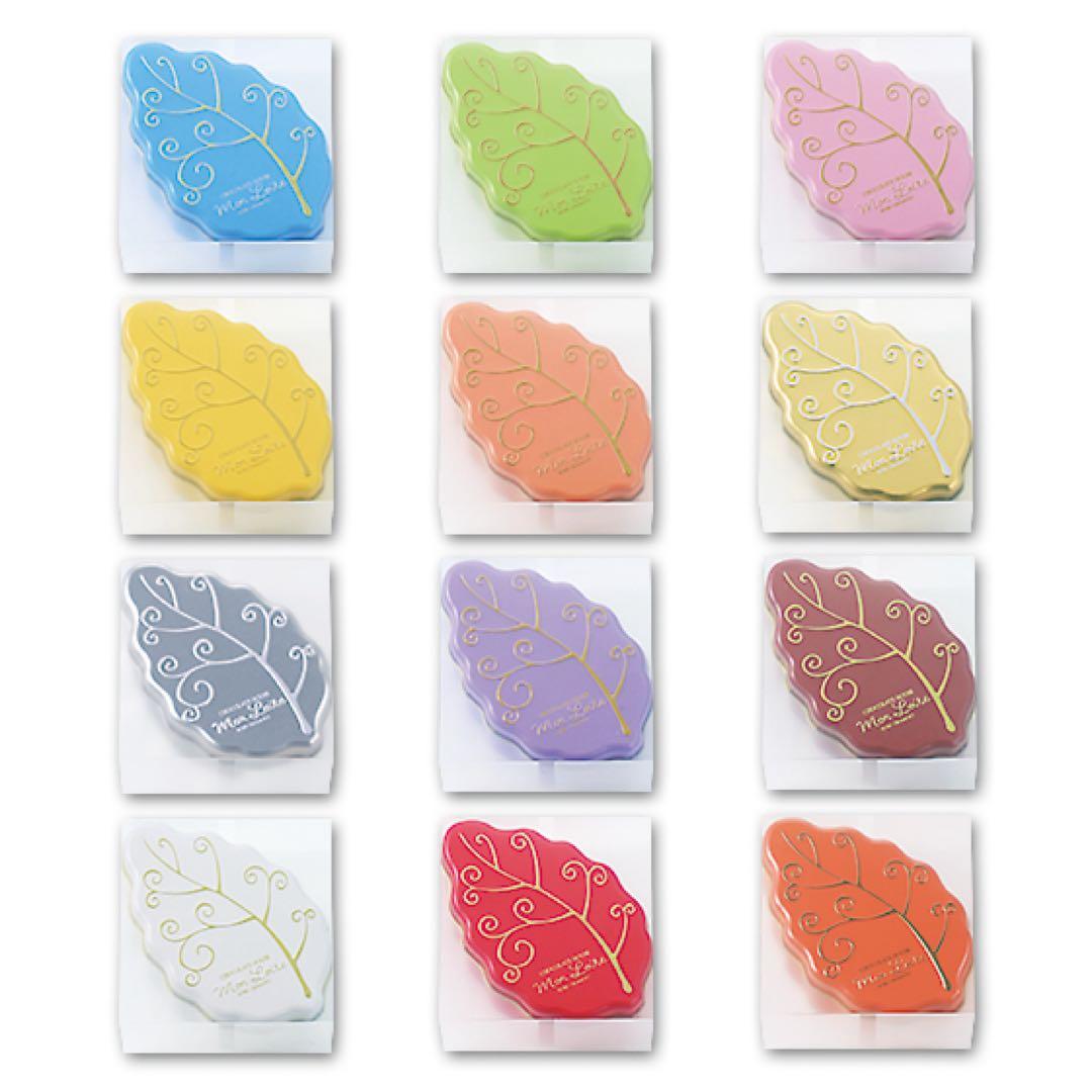 限定品★モンロワール リーフメモリー 12色 缶入り 未開封 ショッパー付き