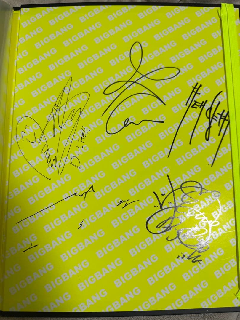 BIGBANG 直筆サイン