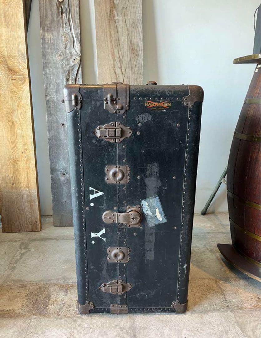 アンティークトランク　ヴィンテージ　ワードローブ　船舶トランク　HARTMANN