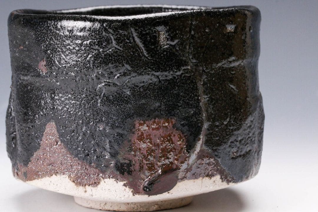 激渋★松崎健黒織部茶碗茶道具辻村塊加藤唐九郎山田和辻村史朗加藤亮太郎加藤孝造