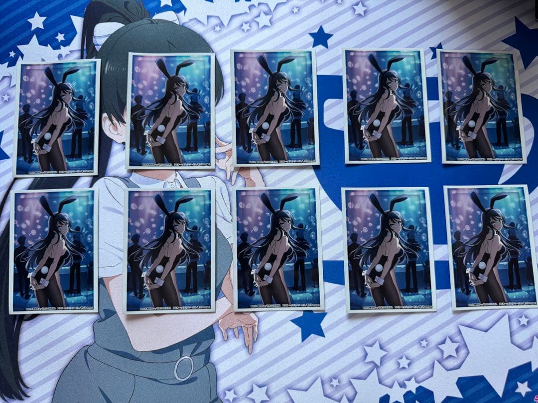 青ブタ　桜島麻衣　バニーガール　スリーブ　60枚セット