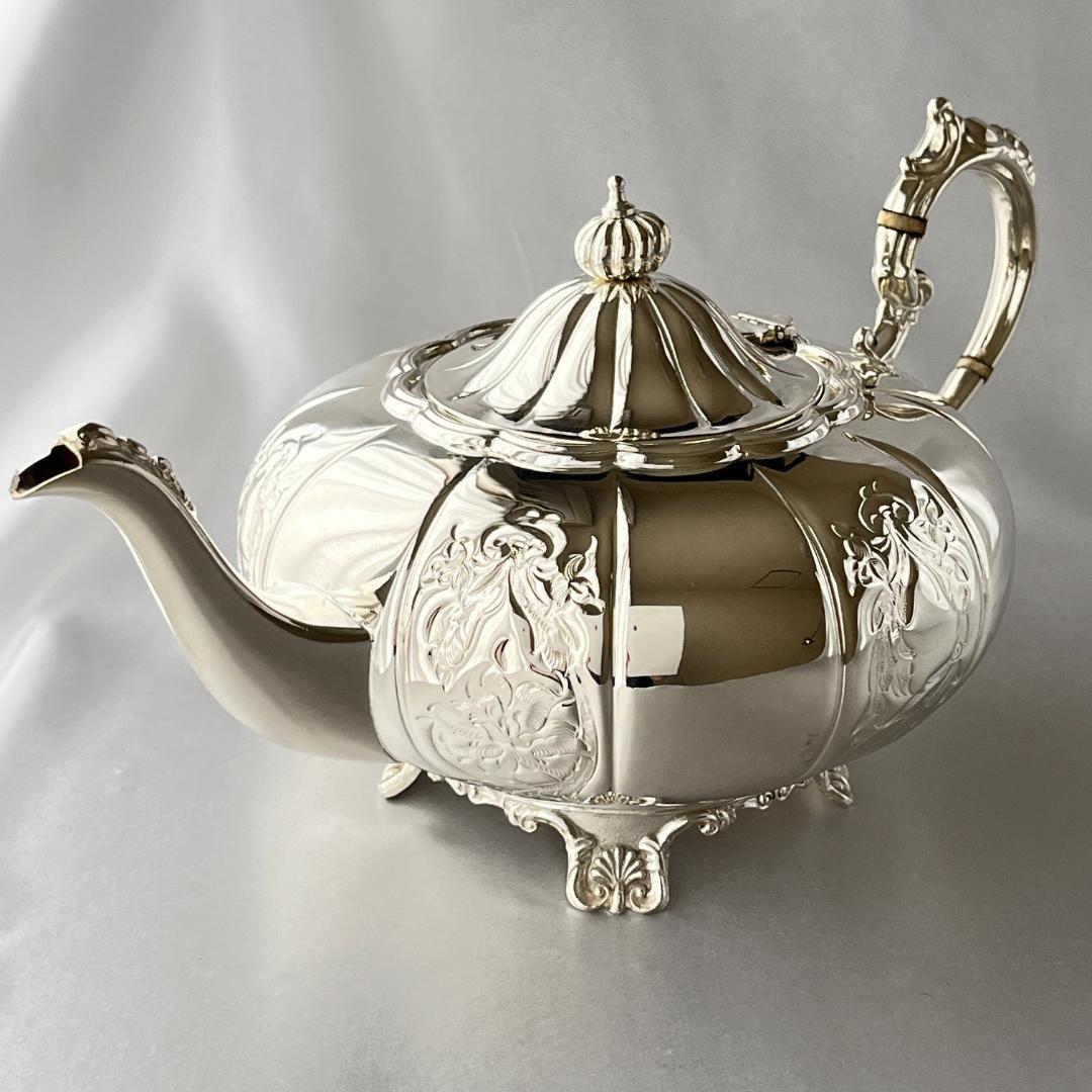 【Cavalier】パンプキンフォルムのティーポット / コーヒーポット