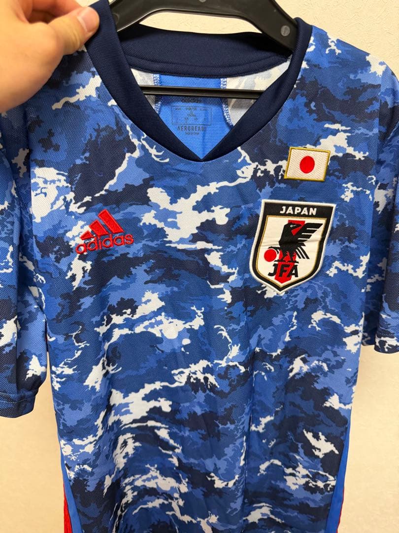 ２枚サッカー日本代表ユニフォーム