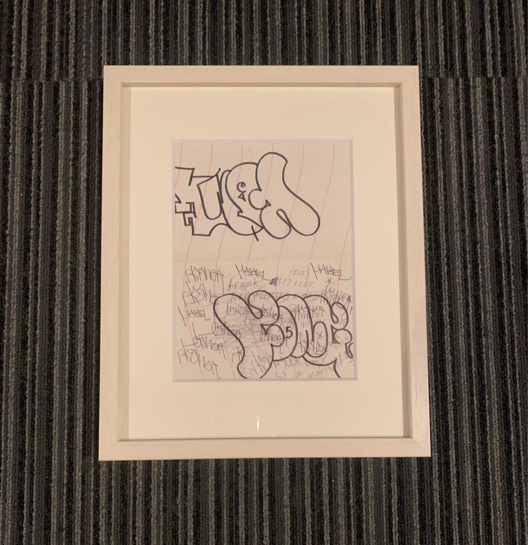 真作 Barry McGee R FONG TWIST バリーマッギー　原画作品